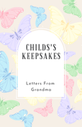 Custom Letters to My Child or Grandchild Journal – Personalized Memory & Legacy Keepsake Book (5.5” x 8.5”, 50 Pages)