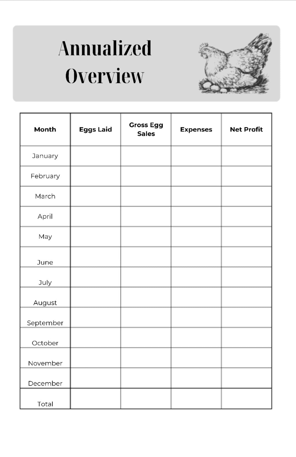 Egg Production & Cost Tracker Record Journal – Homestead Chicken Egg Log Book for Small Farms & Backyard Flocks-3 years