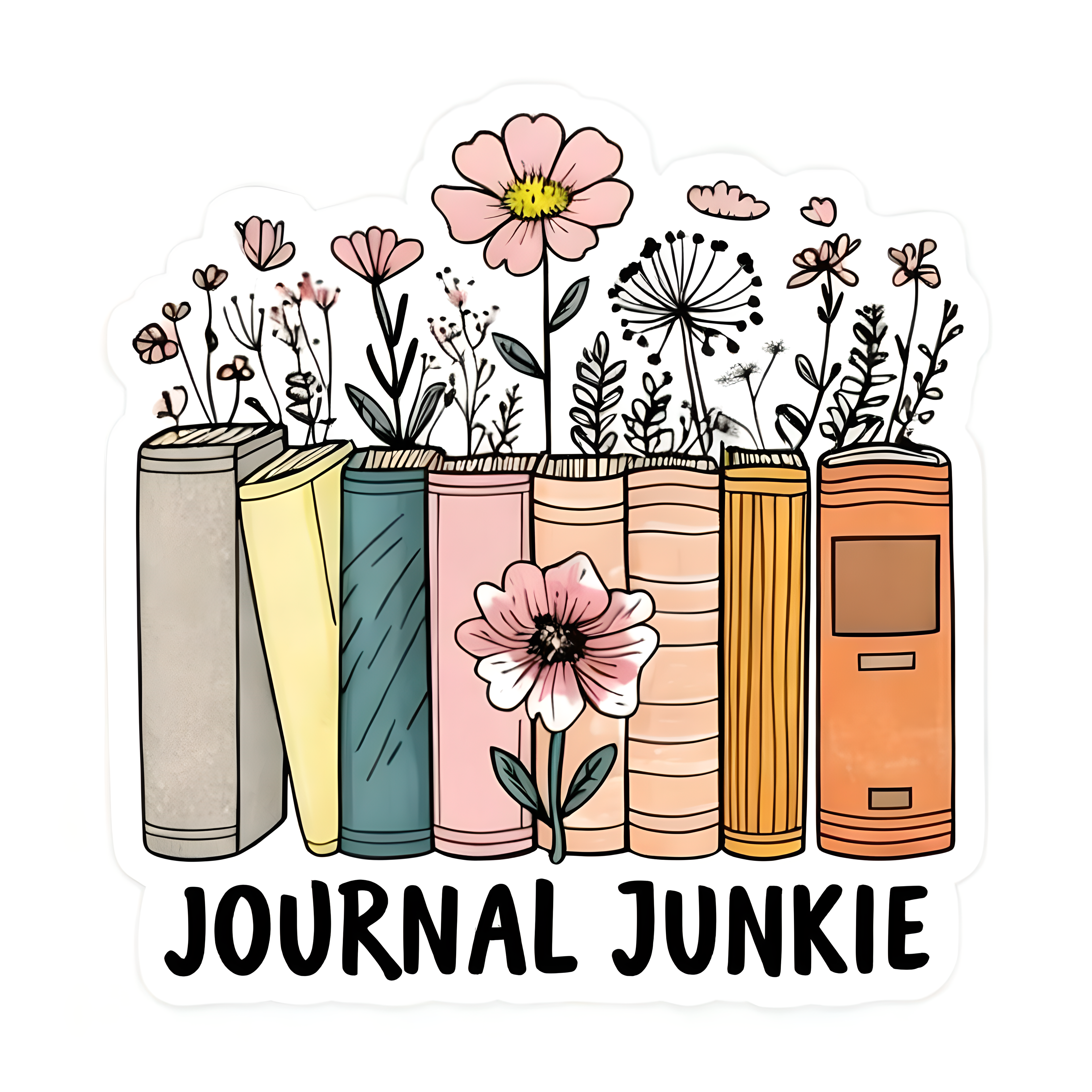 Journal Junkie Sticker
