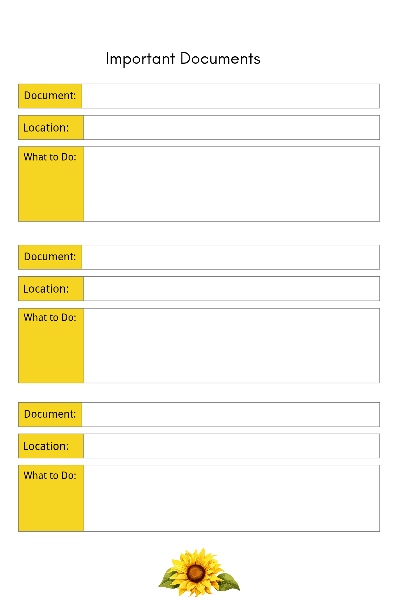 Everyone Needs this End-of-Life Planner!  Don't leave your loved ones with a mess!  Let them know all your important info and wishes!