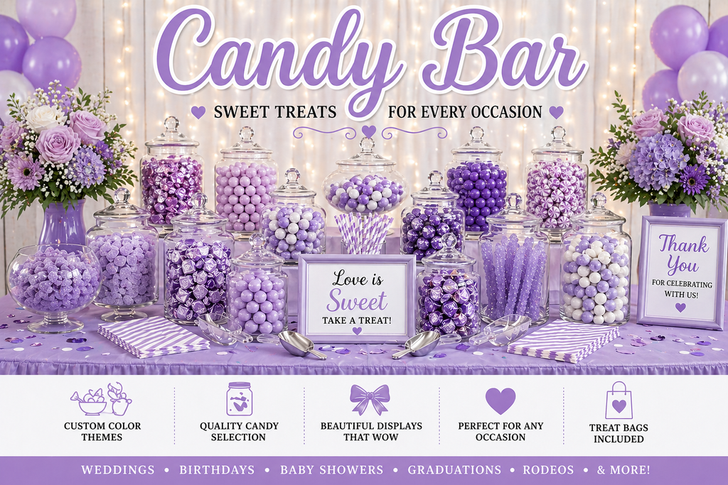Don't Get Left Out!  Book the Candy Bar Experience for your Event today!!!