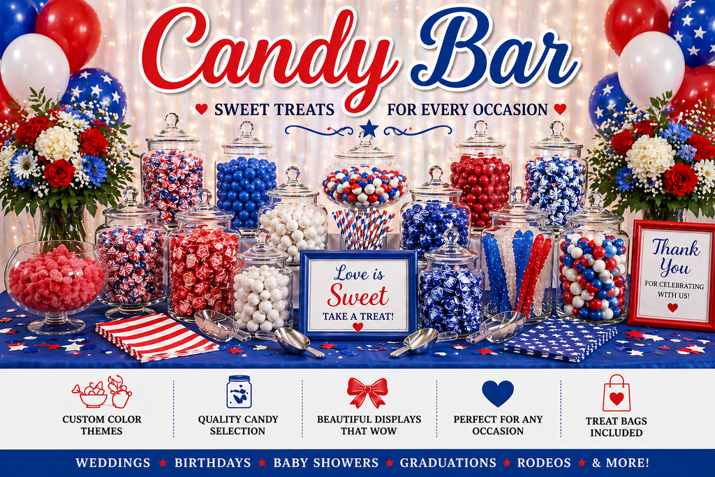 Don't Get Left Out!  Book the Candy Bar Experience for your Event today!!!