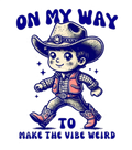 On My Way Boy Sticker