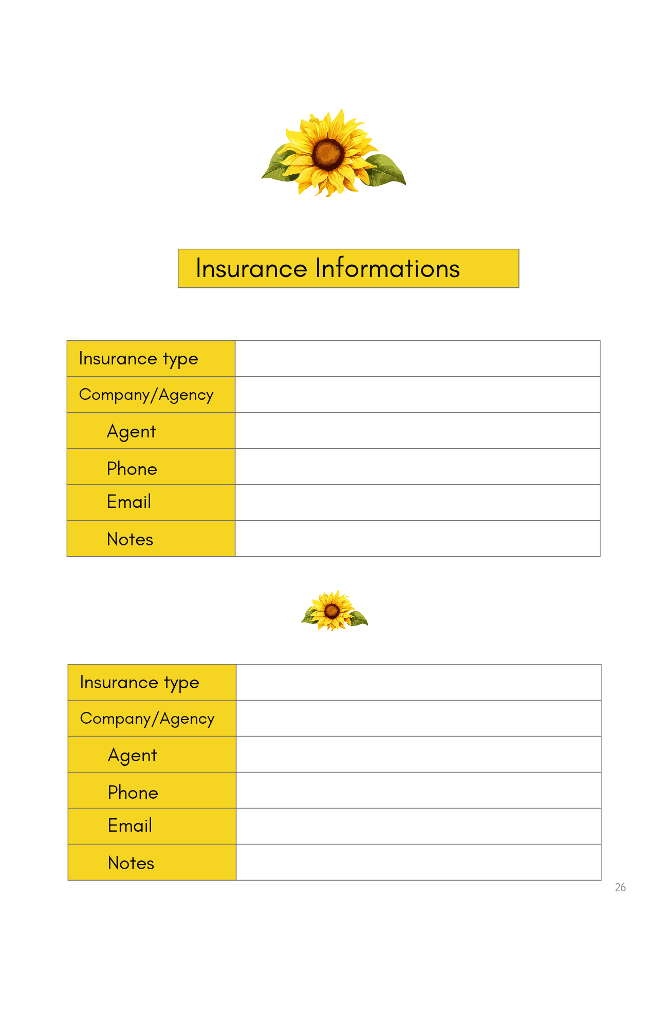 Everyone Needs this End-of-Life Planner!  Don't leave your loved ones with a mess!  Let them know all your important info and wishes!