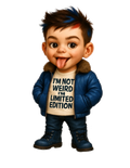 I'm Not Weird Boy Sticker