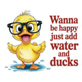 Water and Ducks Sticker