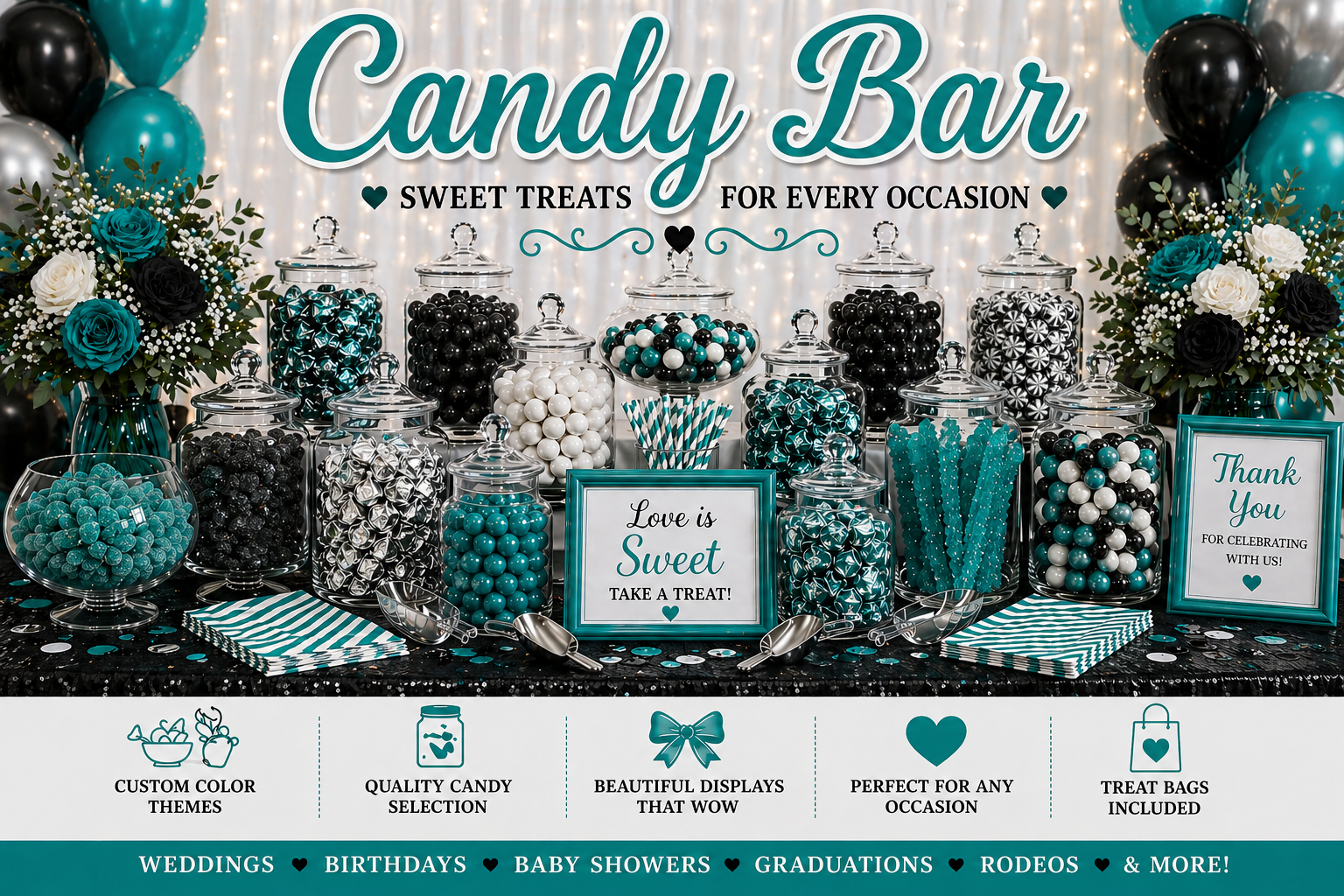 Don't Get Left Out!  Book the Candy Bar Experience for your Event today!!!