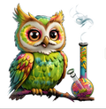 Tie Dye Owl Sticker
