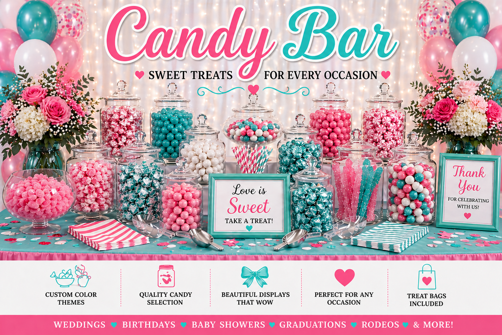 Don't Get Left Out!  Book the Candy Bar Experience for your Event today!!!