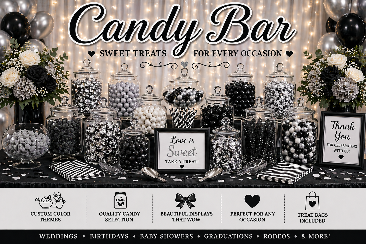 Don't Get Left Out!  Book the Candy Bar Experience for your Event today!!!