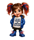 I'm Not Weird Girl Sticker
