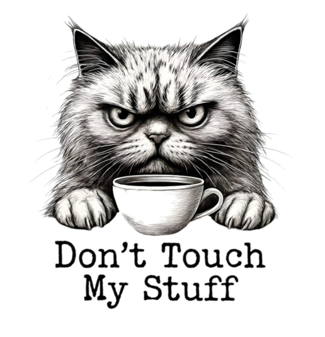 Don't Touch My Stuff Sticker
