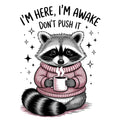 I'm Here Sticker