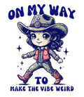 On My Way Girl Sticker