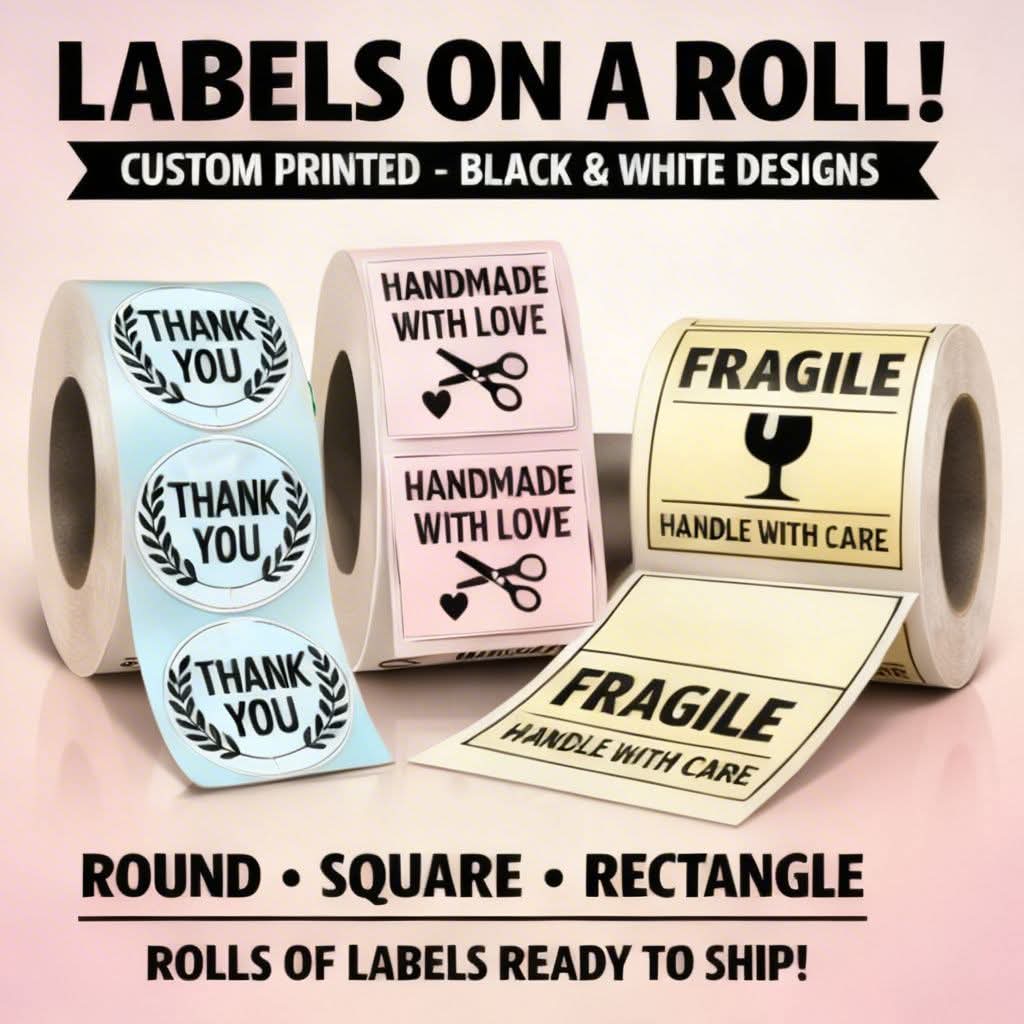 Rolls & Rolls of Stickers!!!